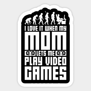 Gamer Evolution Mom Boss Sticker